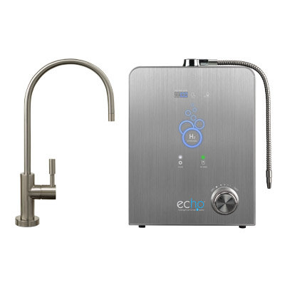 Echo H2 Machine Under Counter wBrushed Nickel Faucet